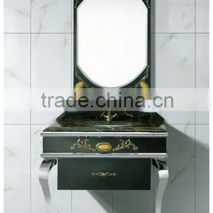 Custom Bathroom Vanity With Double Legs J-8132 thumbnail-1