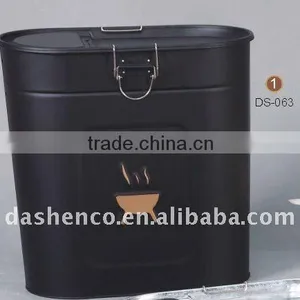 Oval Metal Coal Bucket thumbnail-1