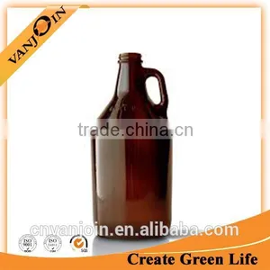 Wholesale Vintage One Gallon Brown Glass Handled Jug thumbnail-1
