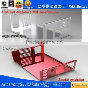 XAX34Alu OEM ODM Customized Laser Cut Bend Weld Sheet Aluminum Router Enclosure thumbnail-6