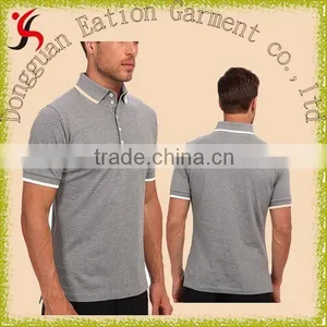 Custom Design Cotton Casual Double Button Collar Polo Shirt for Man thumbnail-1