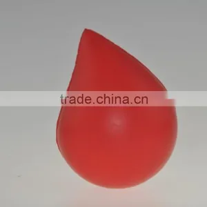 PU Foam Red Water Drop Stress Ball thumbnail-2