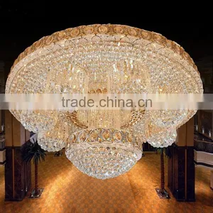 Large Chandelier Suspended LED Ceiling Light Fixtures China With Romote Control thumbnail-2