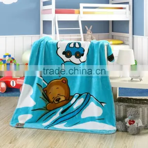 100% Polyester Coral Fleece Blanket Custom Marking Printed Blanket thumbnail-2