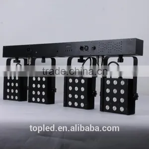 48pcs Tri-in-1 3W RGB Led 4par DMX Pedal Bar High Power Led Par Bar thumbnail-2