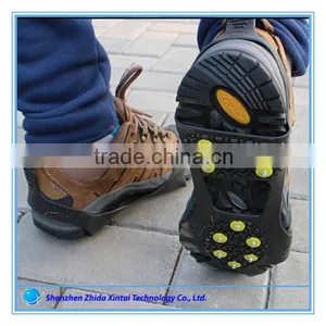 Ice Crampons Cleats Snow Grabbers Silicone Rubber Anti-slip Shoe Covers Overshoes thumbnail-3