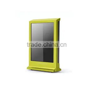 Outdoor Touch Screen Kiosk,Lcd Screen Advertising With Protection Layer of Ultrathin, High Light Perfectly Clear Tempered Glass thumbnail-3