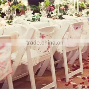 Banquet and Event Party White Resin Chair thumbnail-6