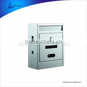 Sanding Finished Stainless Steel Mailbox Post Box thumbnail-1