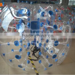 PVC Summer Cool Lawn Inflatable Collision Bumper Buffer Impact Zorb Run In Touch Ball Football Soccer Bubble Ball thumbnail-1