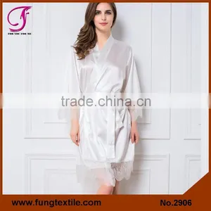 Fung 2906 Lace Satin Robe thumbnail-2