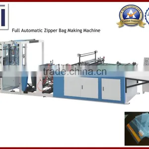Full Automatic Professional Plastic Zipper Bag Making Machine thumbnail-1