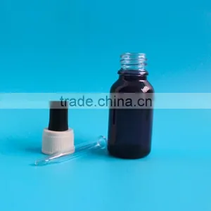 15ml Empty Glass Bottle for Volatile Oil or Essential Oil With Dropper thumbnail-1