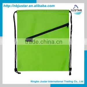Big Promotional Polyester Fabric Economically Priced Custom Logo Printed Cheap Backpack Bag Drawstring thumbnail-2
