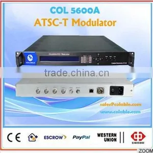 ATSC-T Modulator Asi to rf Modulator, 8 Vsb Modulator, Digital CATV RF Modulator With SMPTE Input COL5600A thumbnail-1