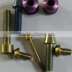 DIN 912 ISO 7380 Titanium Bolt /screw for Mountain Bike Made in China thumbnail-3
