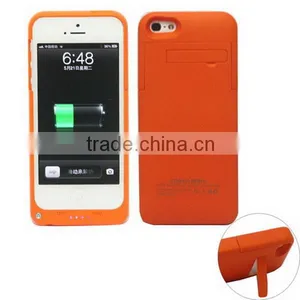 Best Quality Hot Selling for Iphone5 Leather Battery Case thumbnail-6