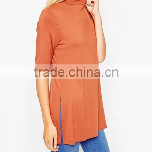 2016 New Design Short Sleeve Western Tunic Dress Women Jersey Clothes Tunic Dress thumbnail-4
