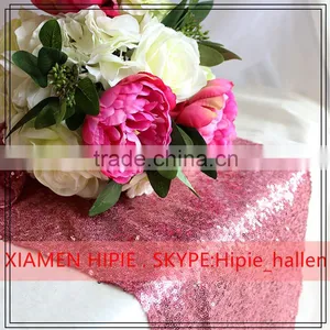 Elegant Wedding Decoration Gold Sequin Table Runners thumbnail-1