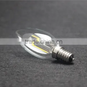 ce Rohs Ac110v Ac220v E12 E14 C35 Dimmable 2W Led Filament Lamp Quality Choice thumbnail-2