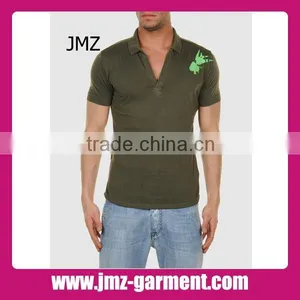 Popular Sexy no Button Polo Shirt thumbnail-1