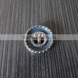 Painted Flatback Metal Button Shirt Button thumbnail-1