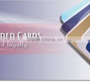 UHF Contact Smart ic Chip Card Best Price With Gold Stamping thumbnail-1