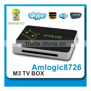 Amlogic 8726 M3 tv Box IPTV SET TOP BOX 1080p Android tv Box Dvb t2 thumbnail-1