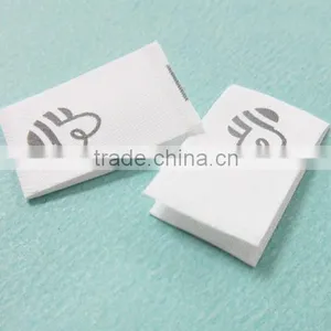 High Quality Soft Feeling Dull Satin Printed Baby Garment Main Label thumbnail-3