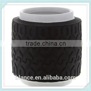 Tire Tread Rubber Grip Novelty Coffee Mug thumbnail-1
