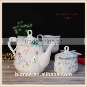 Porcelain Tea Coffee Set With Milk Sugar Canister Set thumbnail-1