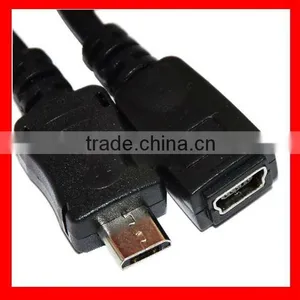 2.0 VERSION CLEAR BLUE/TRANSOARENT MICRO USB EXTENSION CABLE 258 thumbnail-1