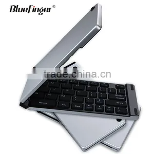 Factory Ultra Slim Mini Wireless Portable Folding Bluetooth Keyboard thumbnail-2
