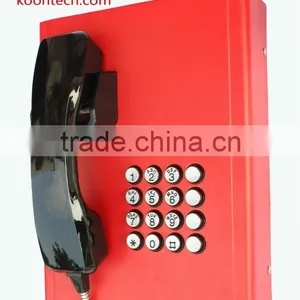Fire Fighting Equipment KNZD-27 Analogue System Speed Dial Buttons Emergency Telephone Public Phone thumbnail-2