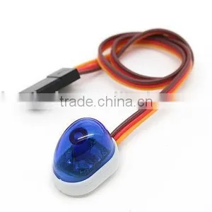 Police Car Style Single LED Light (Blue) thumbnail-1