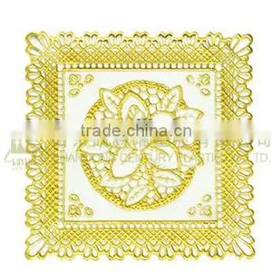 PVC DOILY-LX-2312A Table Mat 12X12CM thumbnail-3
