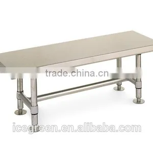 Outdoor Stainless Steel Solid Gowning Bench thumbnail-2