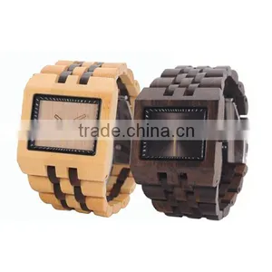 Hot Sale New Fashion Red Sandalwood Watches Bamboo Wood Wrist Man Watch thumbnail-6