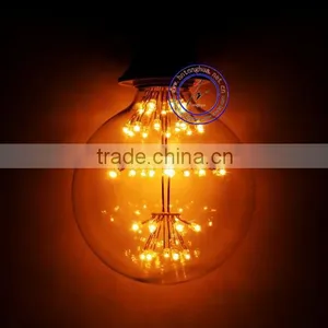 LED Edison Filament Light Bulb G80 E27 Firework Lamp Energy Saving Home Decor Lamp thumbnail-4