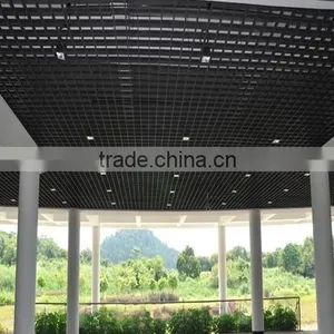 Outdoor Cafe Shop Beautiful Aluminum Grill Ceiling Designs thumbnail-1
