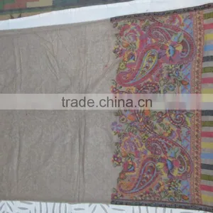 JAMAWAR CASHMERE SELF DESIGN STOLES thumbnail-1