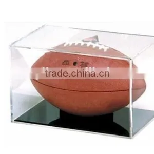 Clear Acrylic Football Display Box thumbnail-3