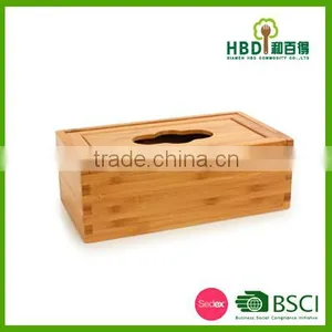 Promotional Bamboo Napkin Box,wood Tissue Box,bamboo Paper Holder thumbnail-3