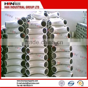China Machine/ Black Iron Carbon Steel Material A234 Wpb / Concrete Pump Pipe Elbow thumbnail-1