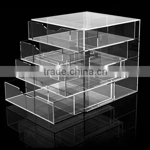 Acrylic Cosmetic Countertop Display Acrylic Makeup Counter Display thumbnail-1