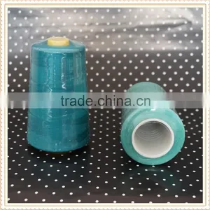 High Quality Colored 100% Polyester Spun Sewing Thread 40/2 With Plastic Tube thumbnail-1