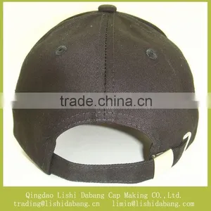 Silicon Print Logo Baseball Caps, Black Sports Baseball Cap Custom Logo thumbnail-3