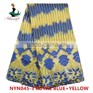 2016 Haniye African Tulle Lace Fabric African Tulle, Lace Fabric Price/NYN45 thumbnail-1