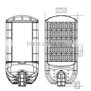 250w Highway Lightingstretch Aluminium Housing Outdoor Led Street Light Made in China thumbnail-2