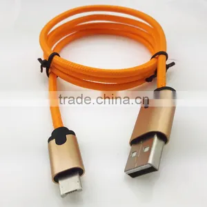 2016 Braided Mobile Phone 2 in 1 USB Cable&type C Charging Cable for Smartphone thumbnail-3